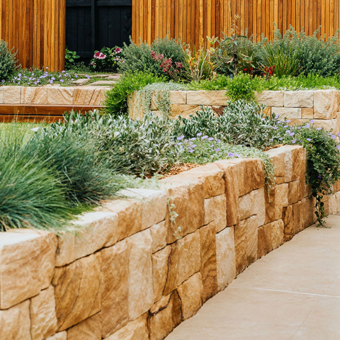 Sandstone Garden Bed